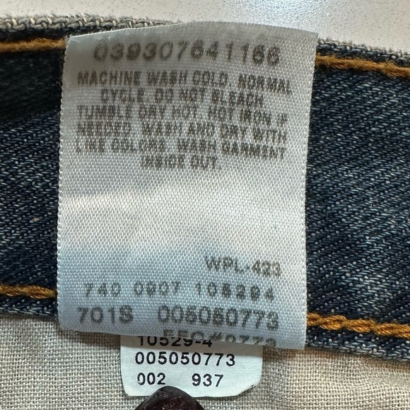 Men’s Levi’s 505 Regular Fit Jeans Size 38” x 32” - Picture 6 of 6